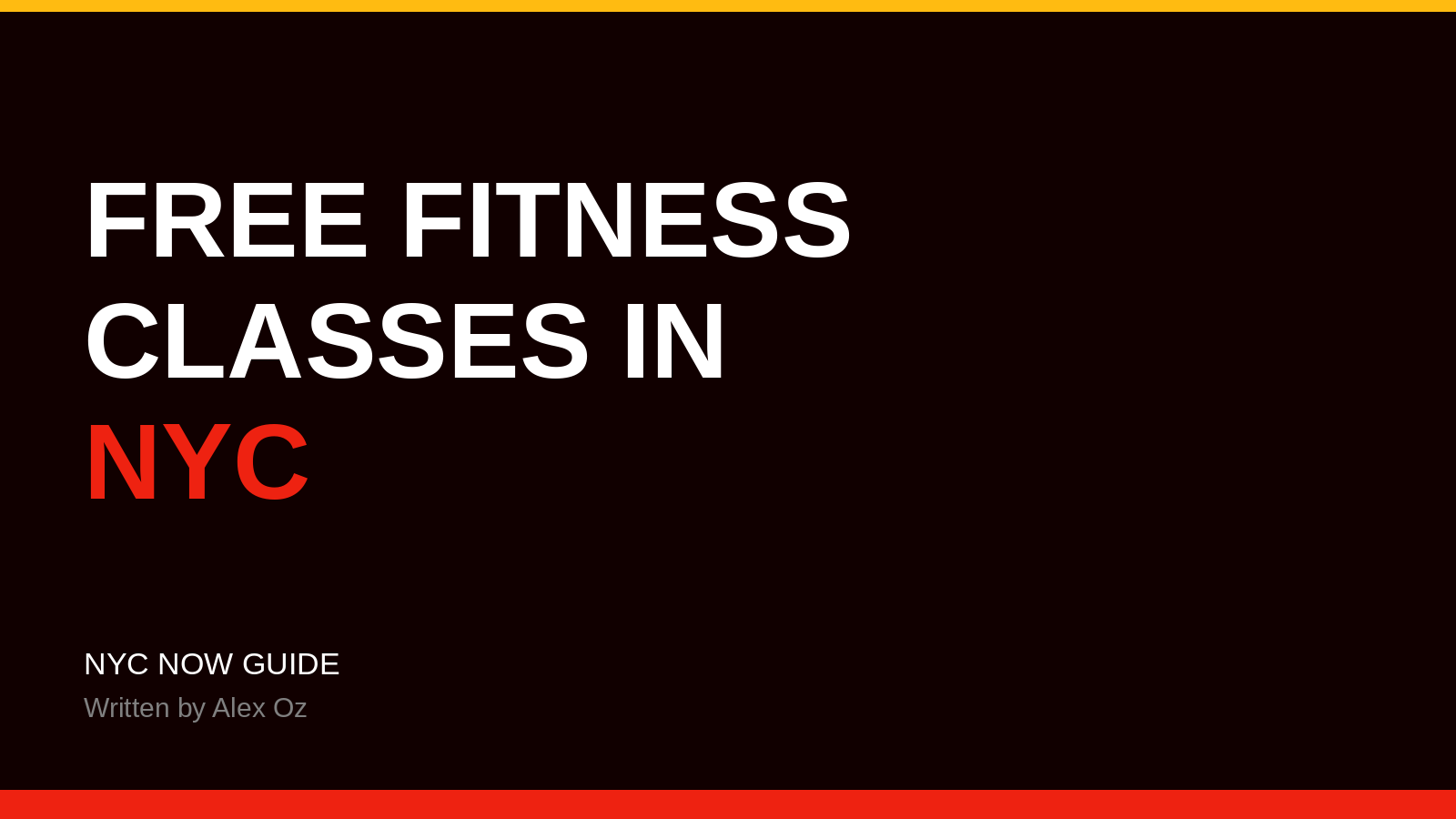 Free fitness classes in NYC: how the city-run system actually works — NYC Now Guide